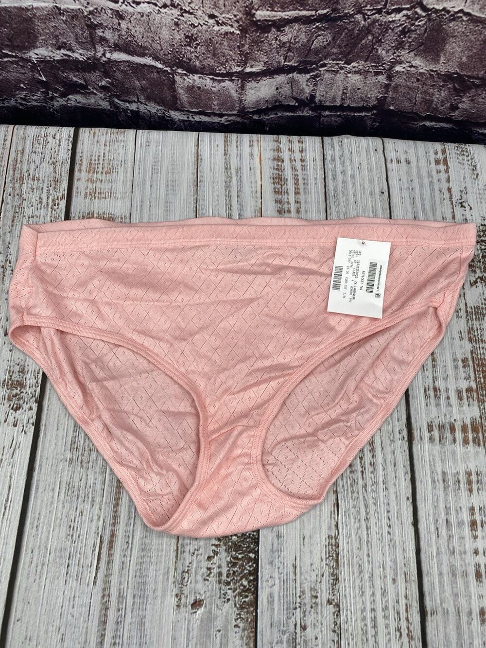 Jockey Pink 100% Cotton French Cut Underwear Panties 3796 - Size 11